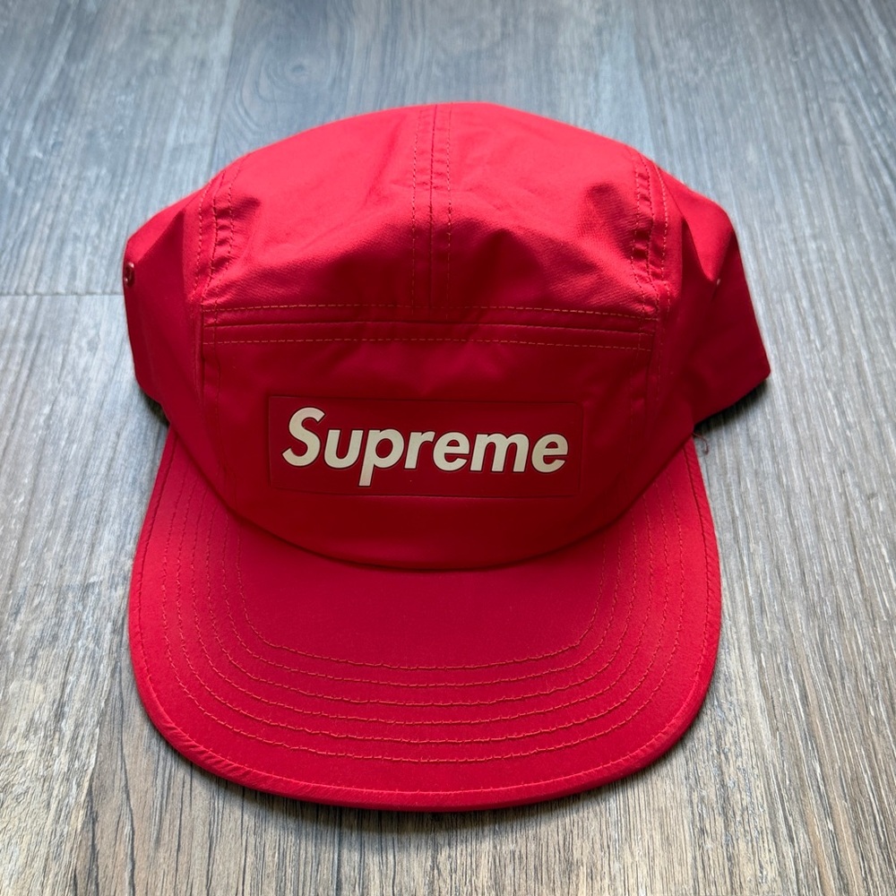 Supreme Bright Red Logo Cap